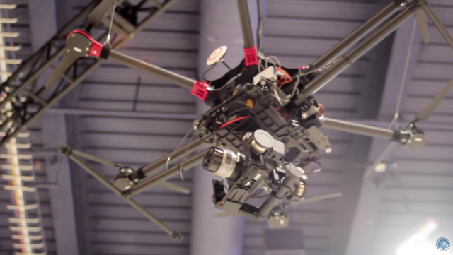 Blackmagic micro on drone